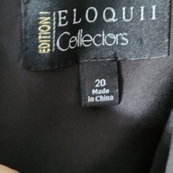 ELOQUII | Collectors Edition Dress Embellished Rhinestones Black Sz 20 - Picture 6 of 7